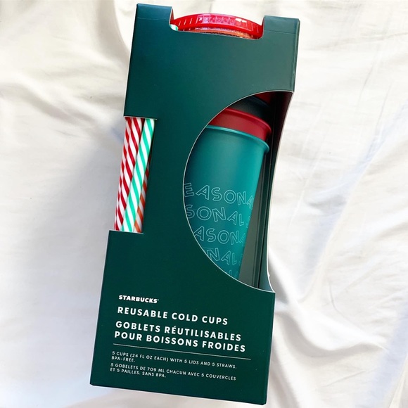 Starbucks Accessories - STARBUCKS holiday Reusable cups